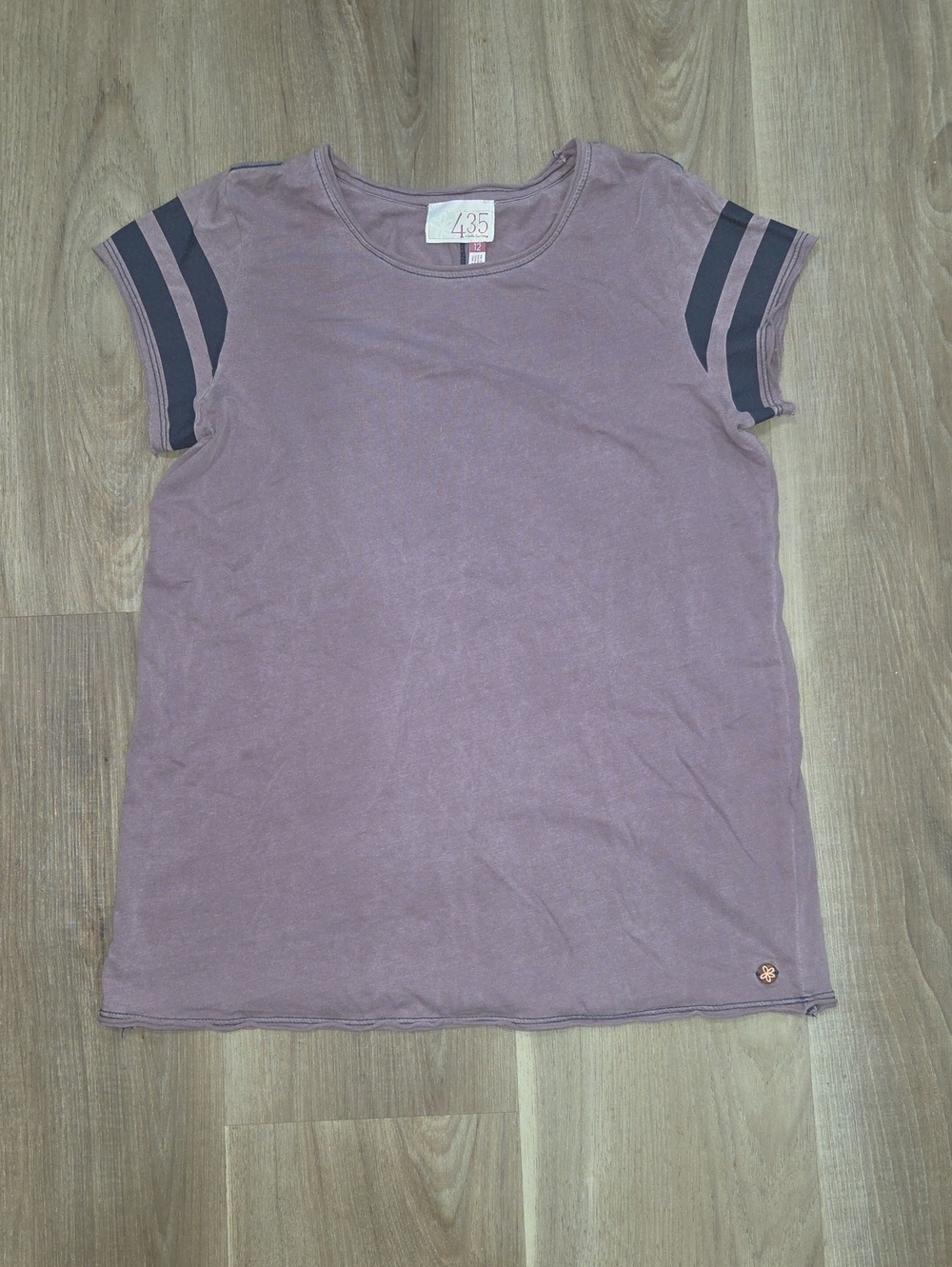 •435 By Matilda Jane• Little Girls Purple Short Sleeve Tee